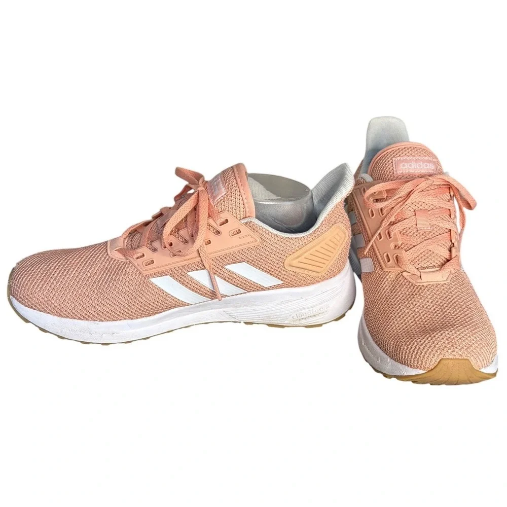Adidas‎ Peach Duramo 9 Running Shoes Mesh Cloudfoam Women's Size 10